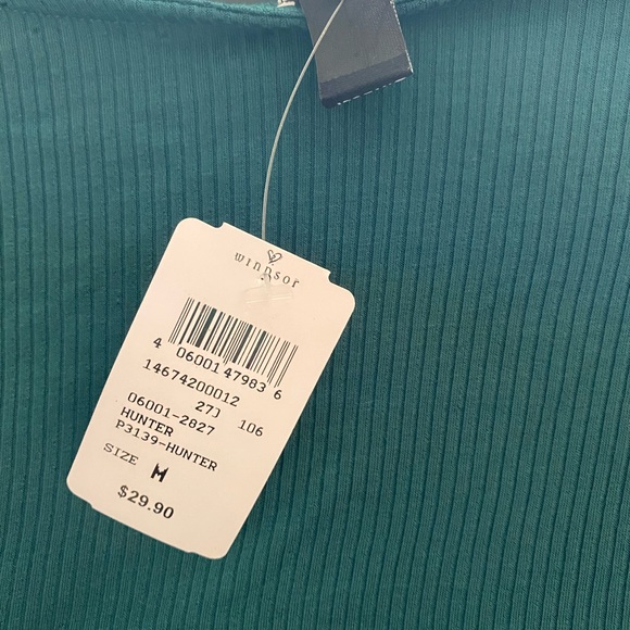 Hunter green Windsor bodysuit size M NWT - Picture 2 of 3